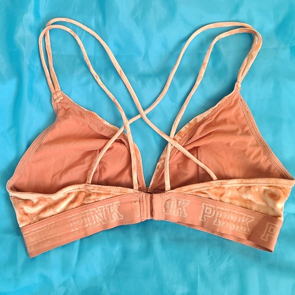 Victoria's Secret Pink Velvet Bralette - Picture 2 of 5